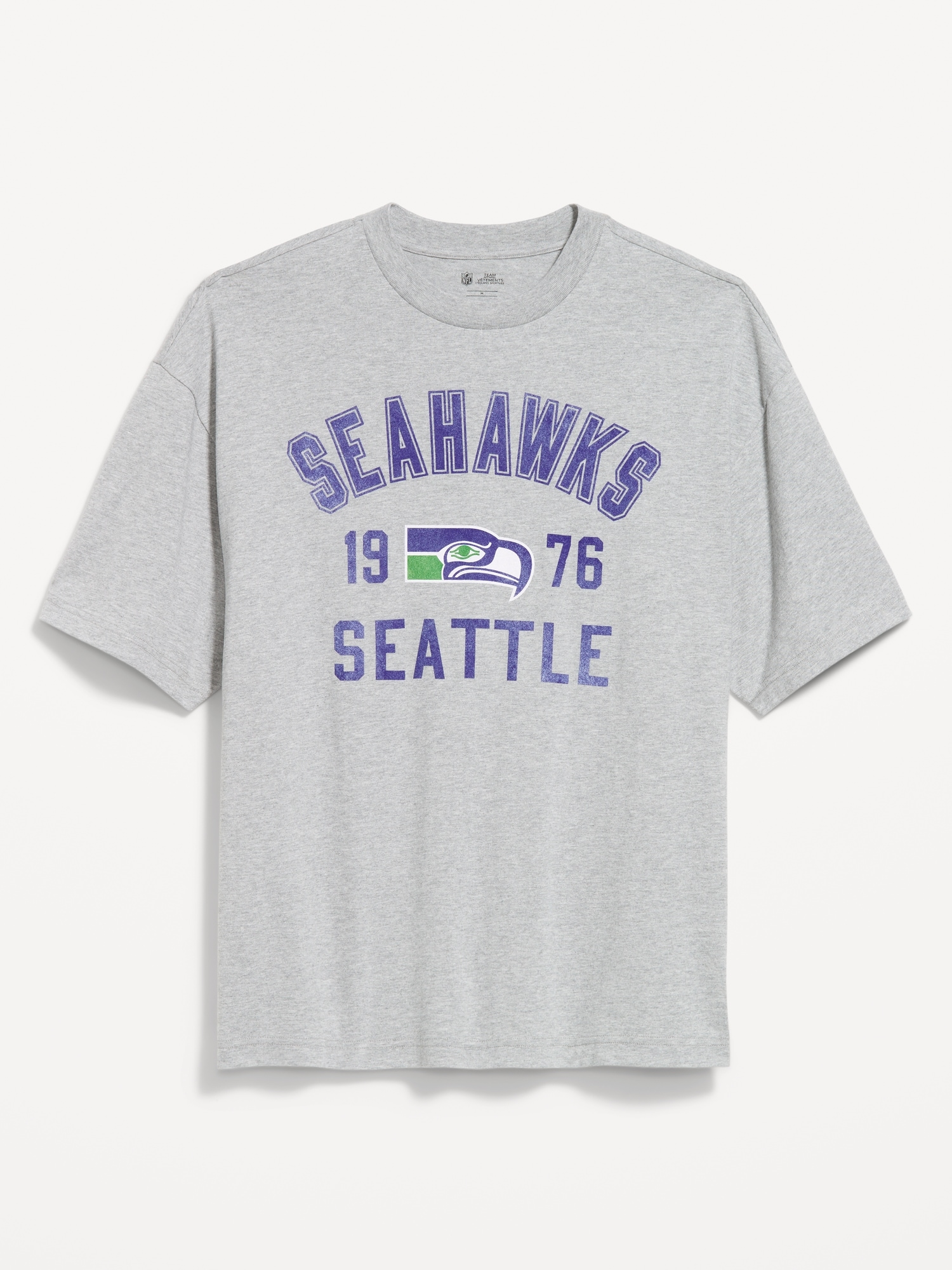 Seattle Seahawks Oversized Graphic T-Shirt for Men