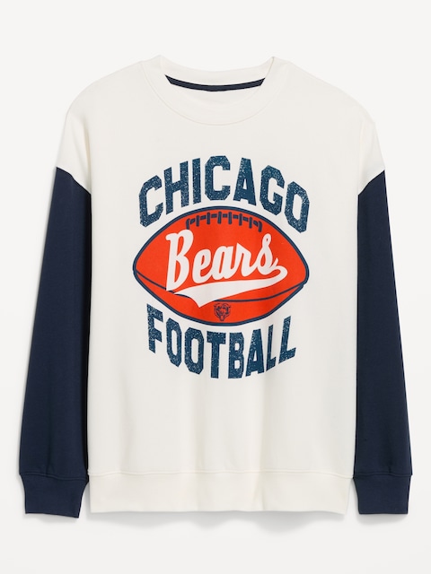 Chicago Bears Oversized Fleece Sweatshirt for Women