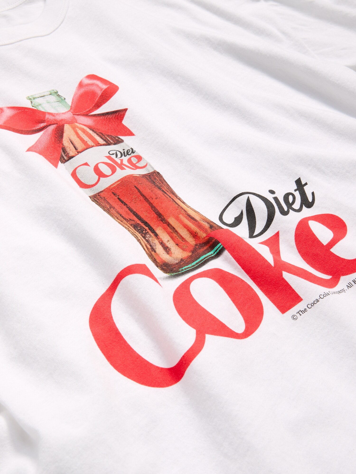 Женская удлинённая футболка-туника Old Navy Diet Coke оверсайз, цвет: Calla Lilies — фото 4
