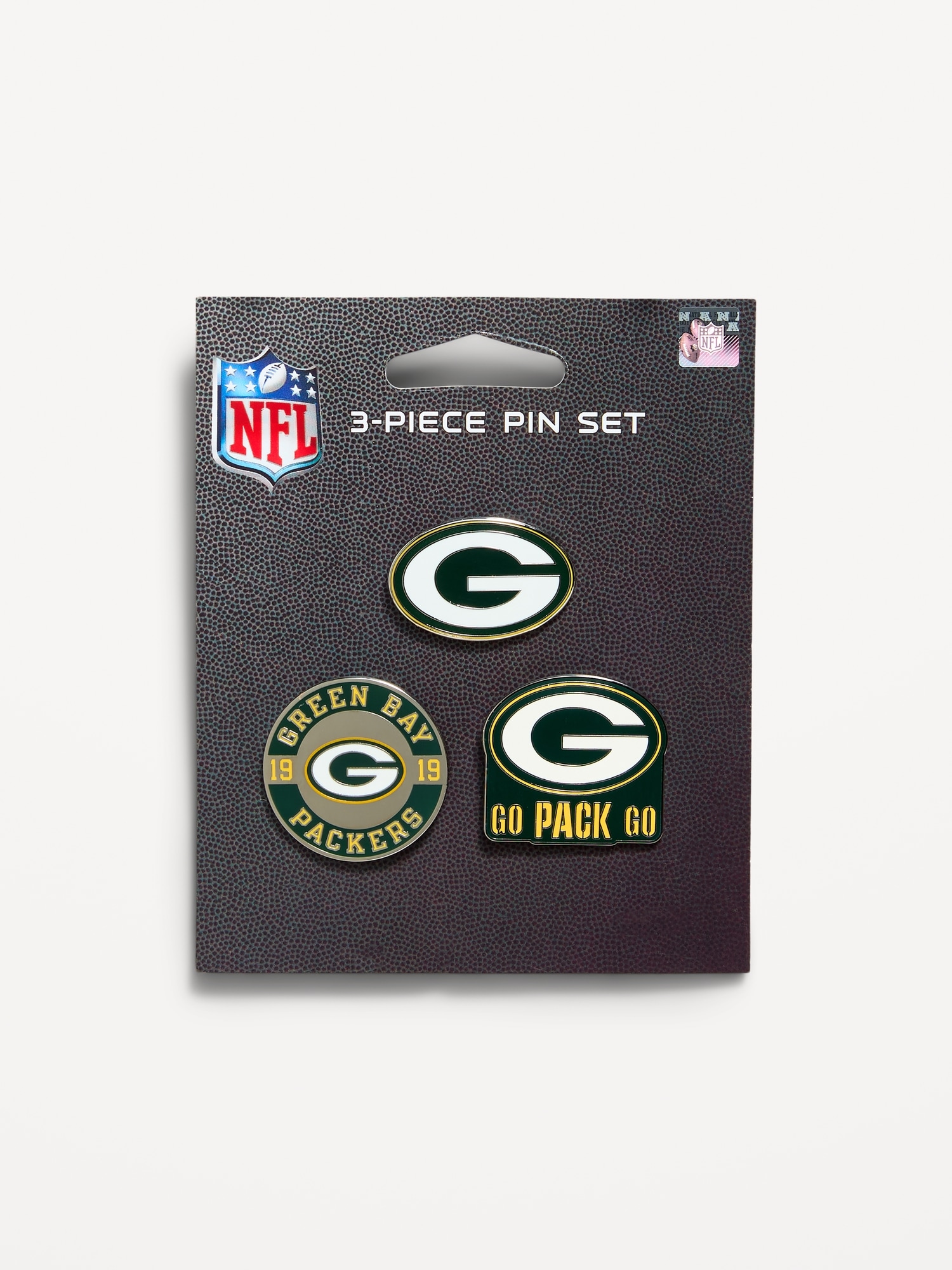 WinCraft® Green Bay Packers 3-Pack Collector Enamel Pins