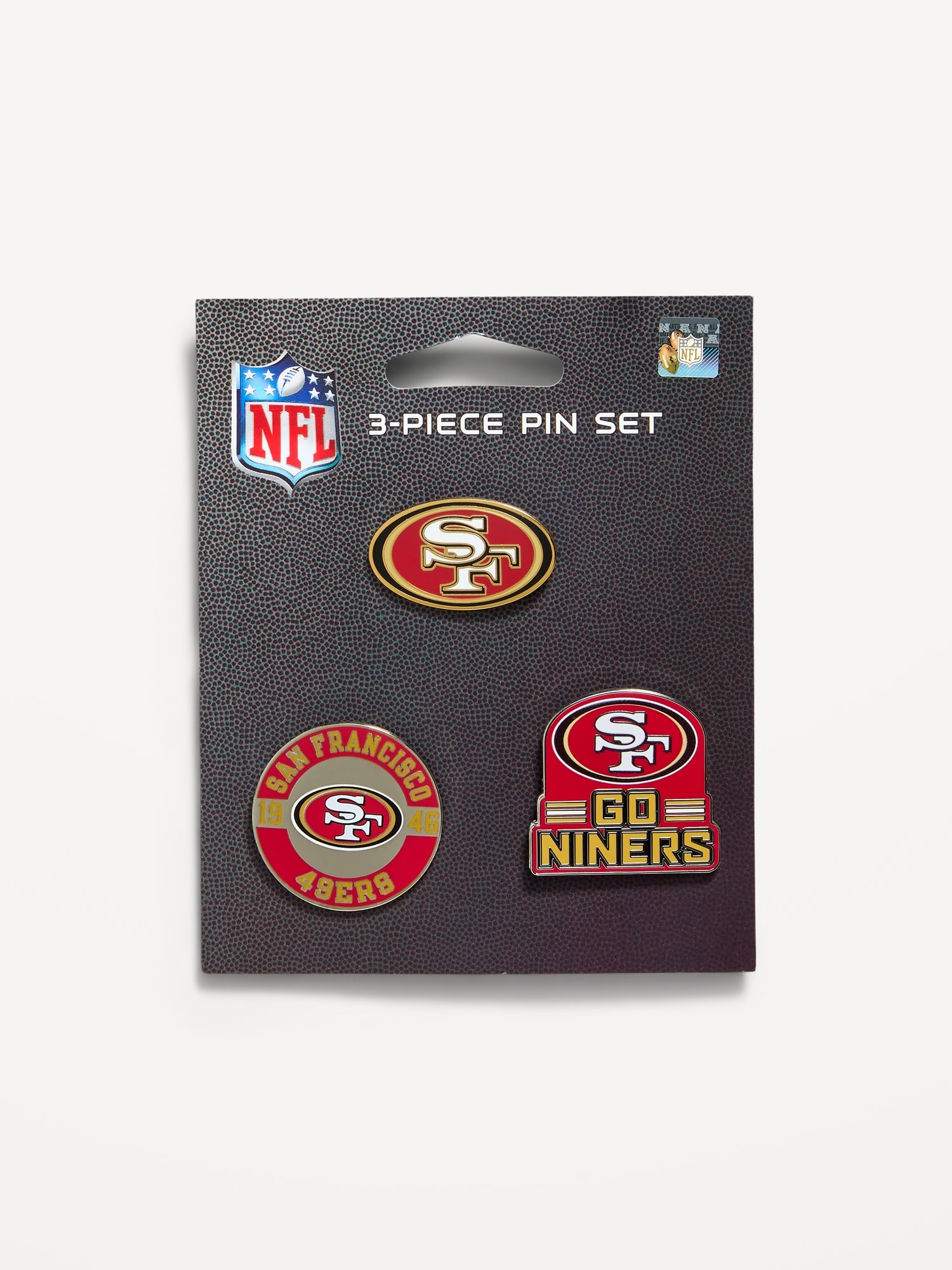 WinCraft® San Francisco 49ers 3-Pack Collector Enamel Pins