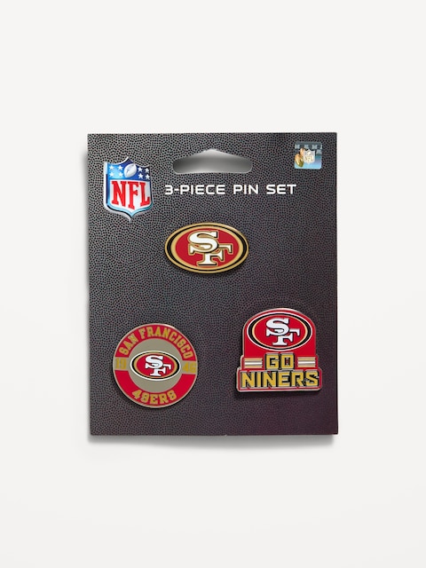 WinCraft® San Francisco 49ers 3-Pack Collector Enamel Pins
