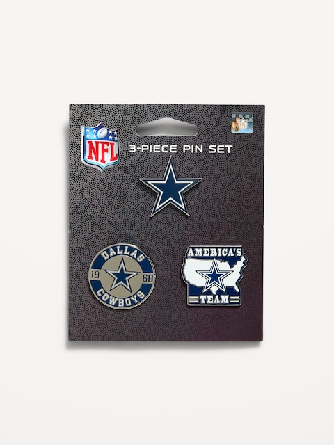 WinCraft® Dallas Cowboys 3-Pack Collector Enamel Pins