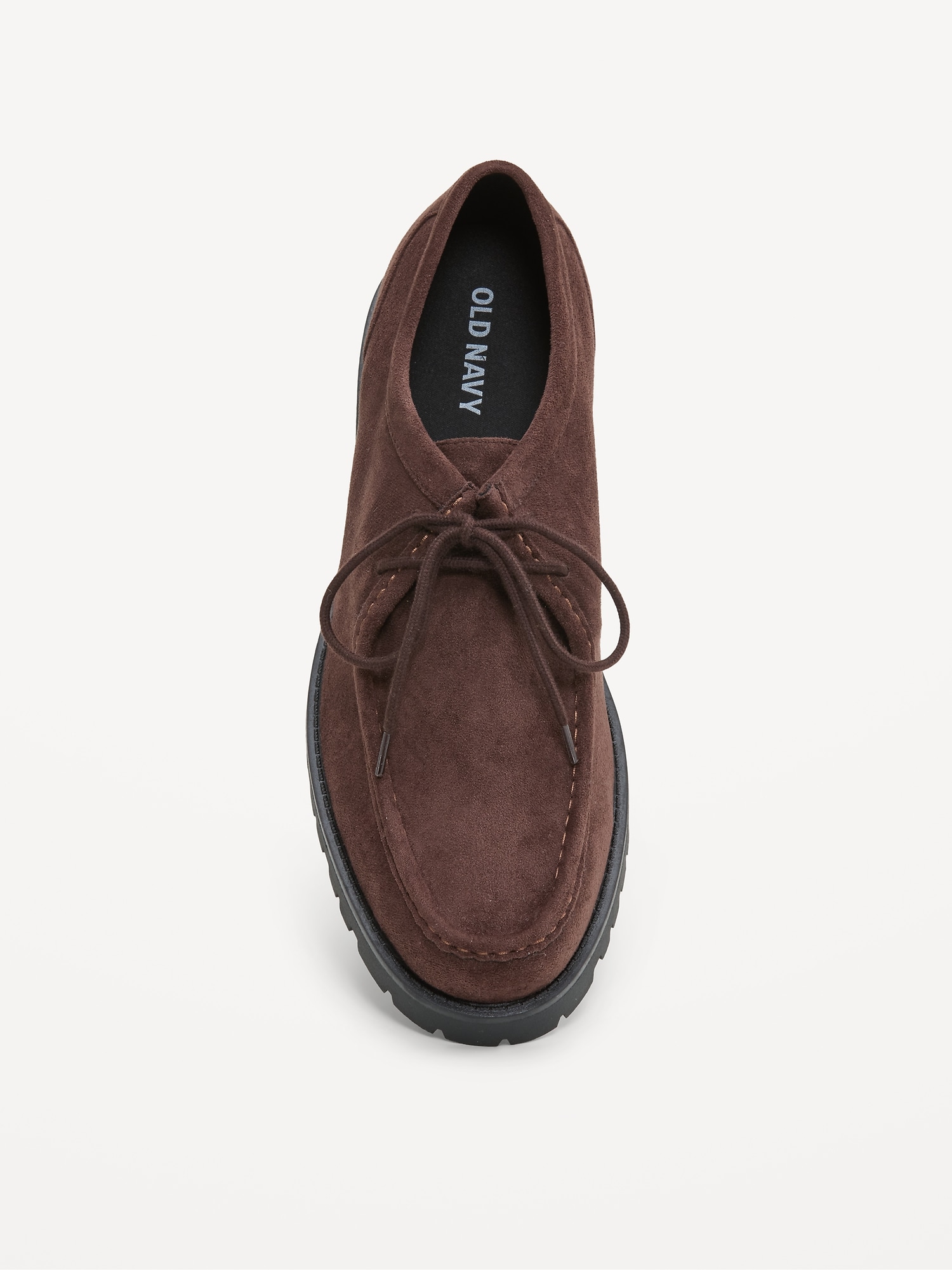 Faux-Suede Derby Boots for Men