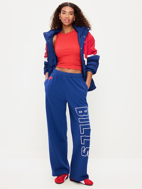 Buffalo Bills High-Waisted SoComfy Wide-Leg Sweatpants for Women