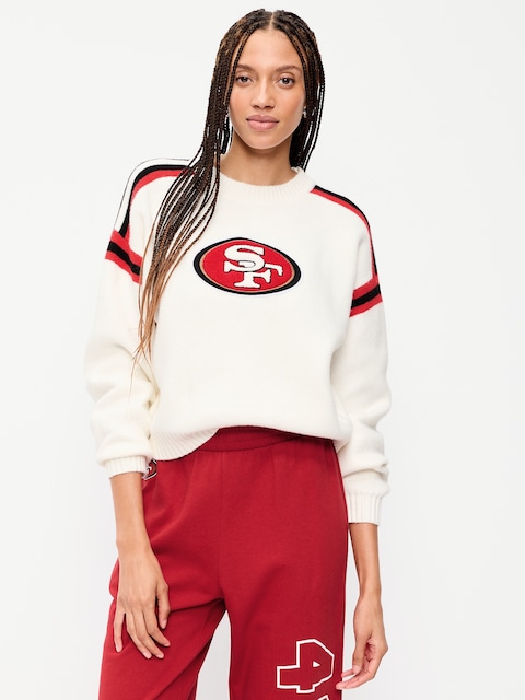 San Francisco 49ers Cropped Sweater for Women