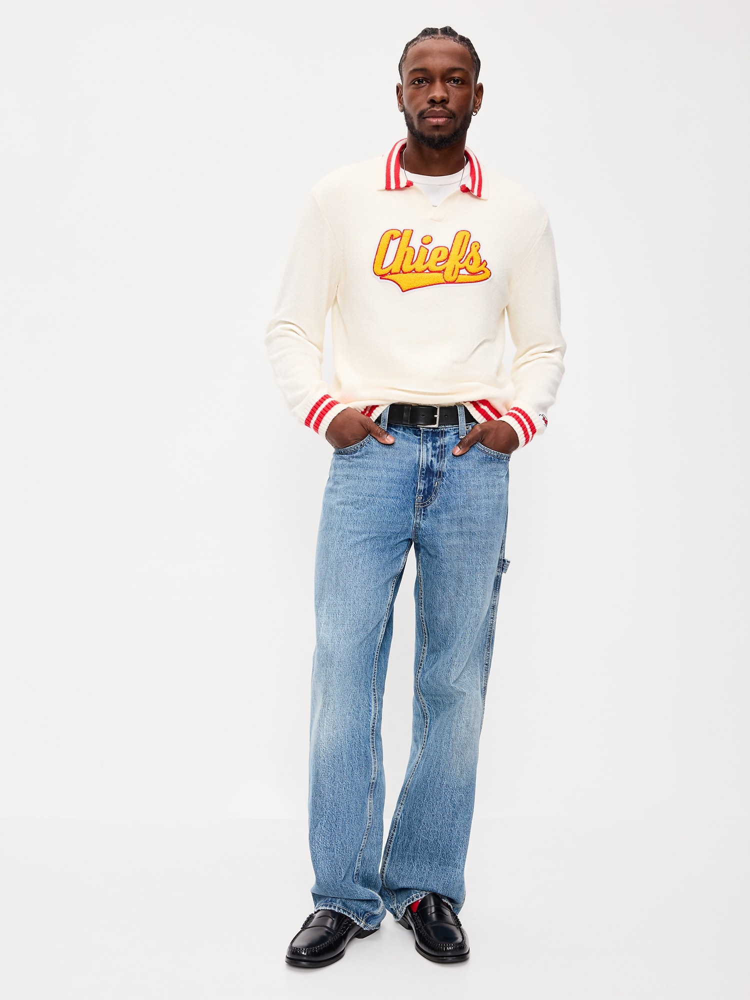 Kansas City Chiefs Collared Sweater for Men