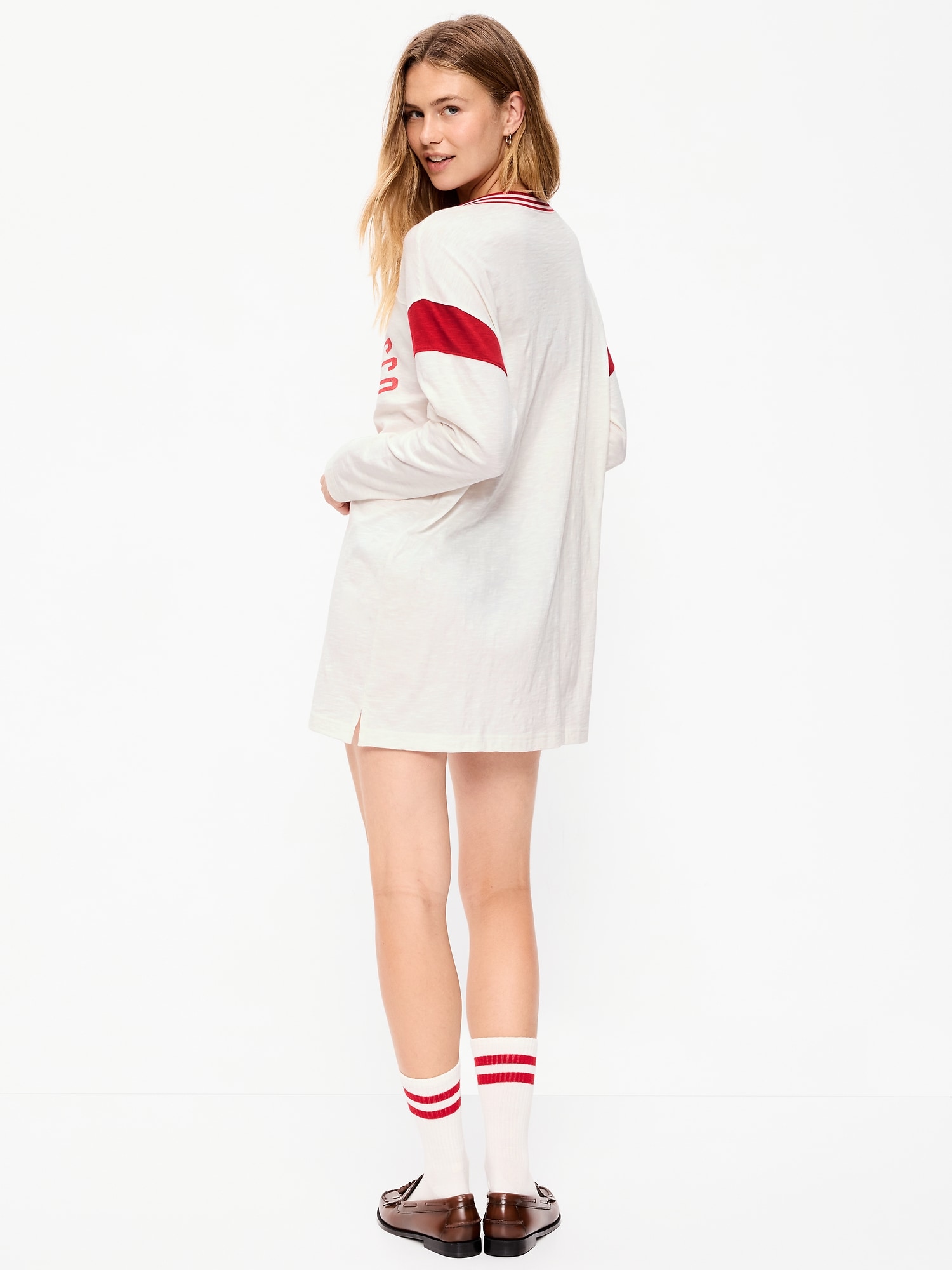 San Francisco 49ers Oversized Mini Football Dress for Women