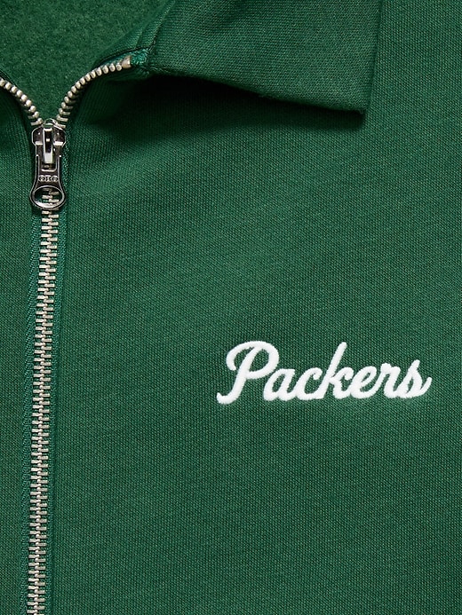 Green Bay Packers Oversized Fleece Bomber Jacket for Women | Old Navy