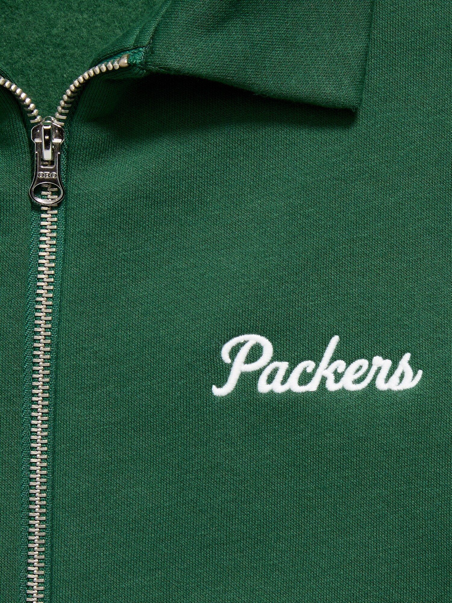 Green Bay Packers Oversized Fleece Bomber Jacket for Women