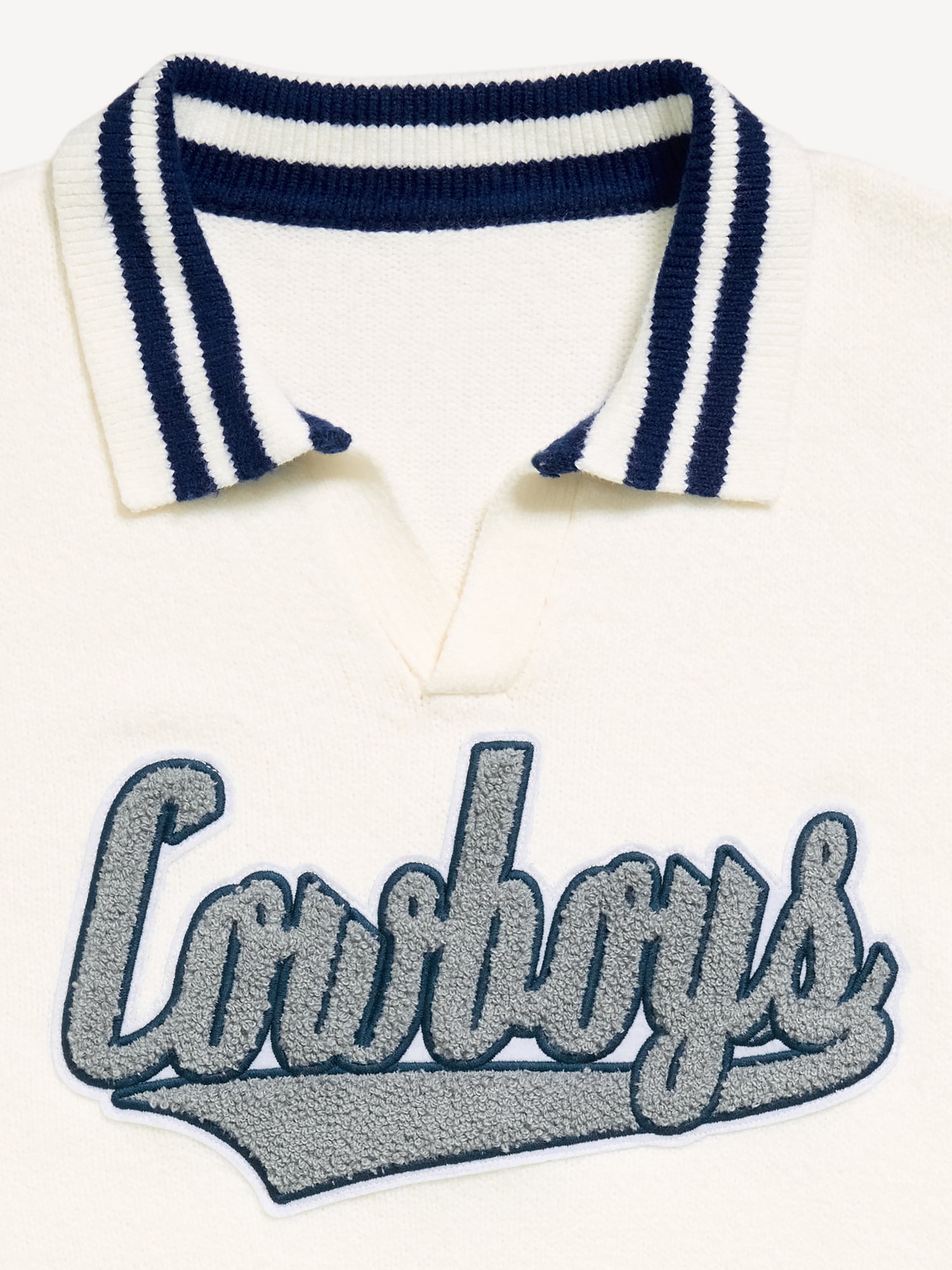 Dallas Cowboys Collared Sweater for Men
