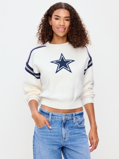 Dallas Cowboys Cropped Sweater for Women