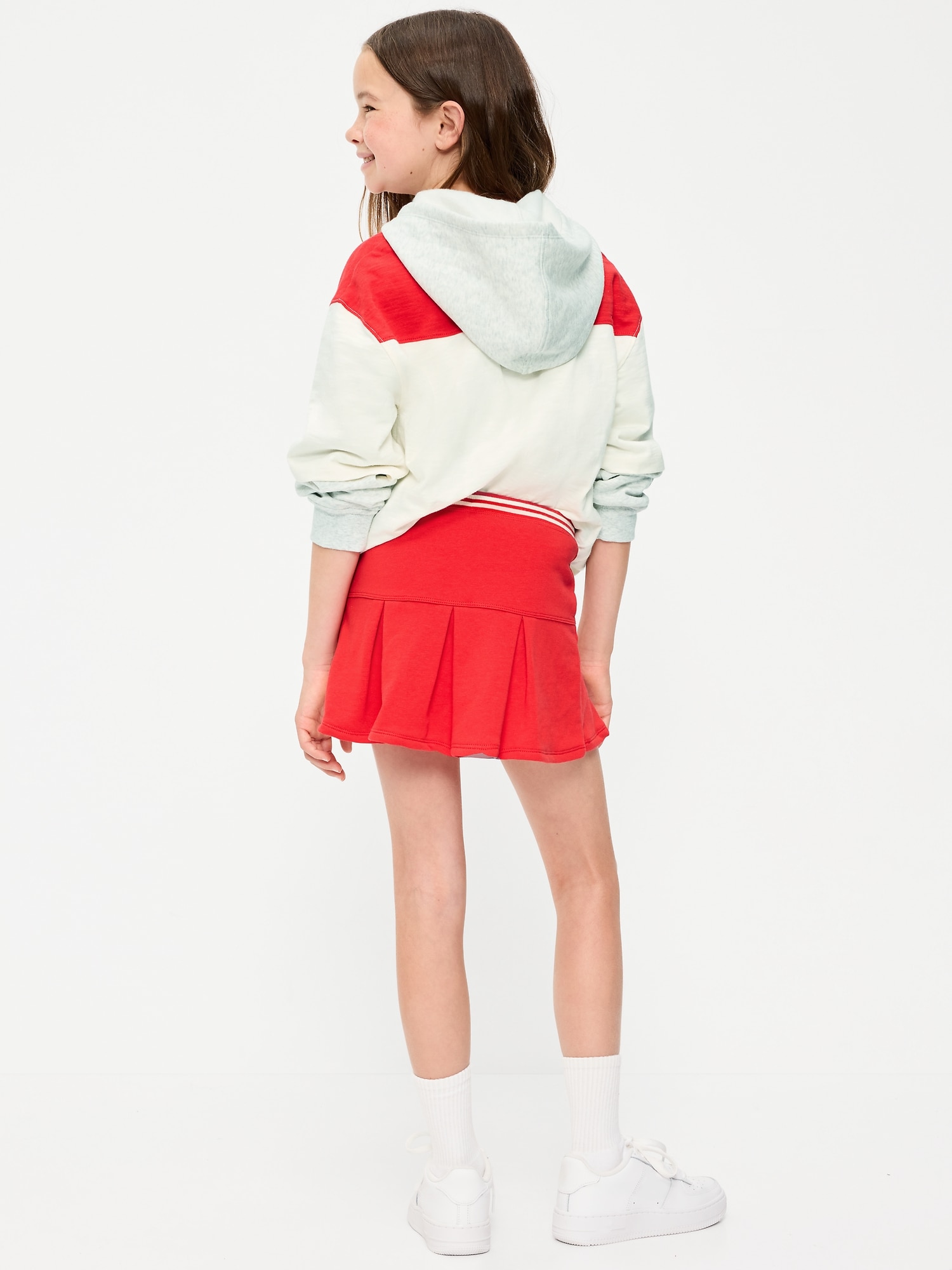 Kansas City Chiefs French Terry Pleated Skort for Girls