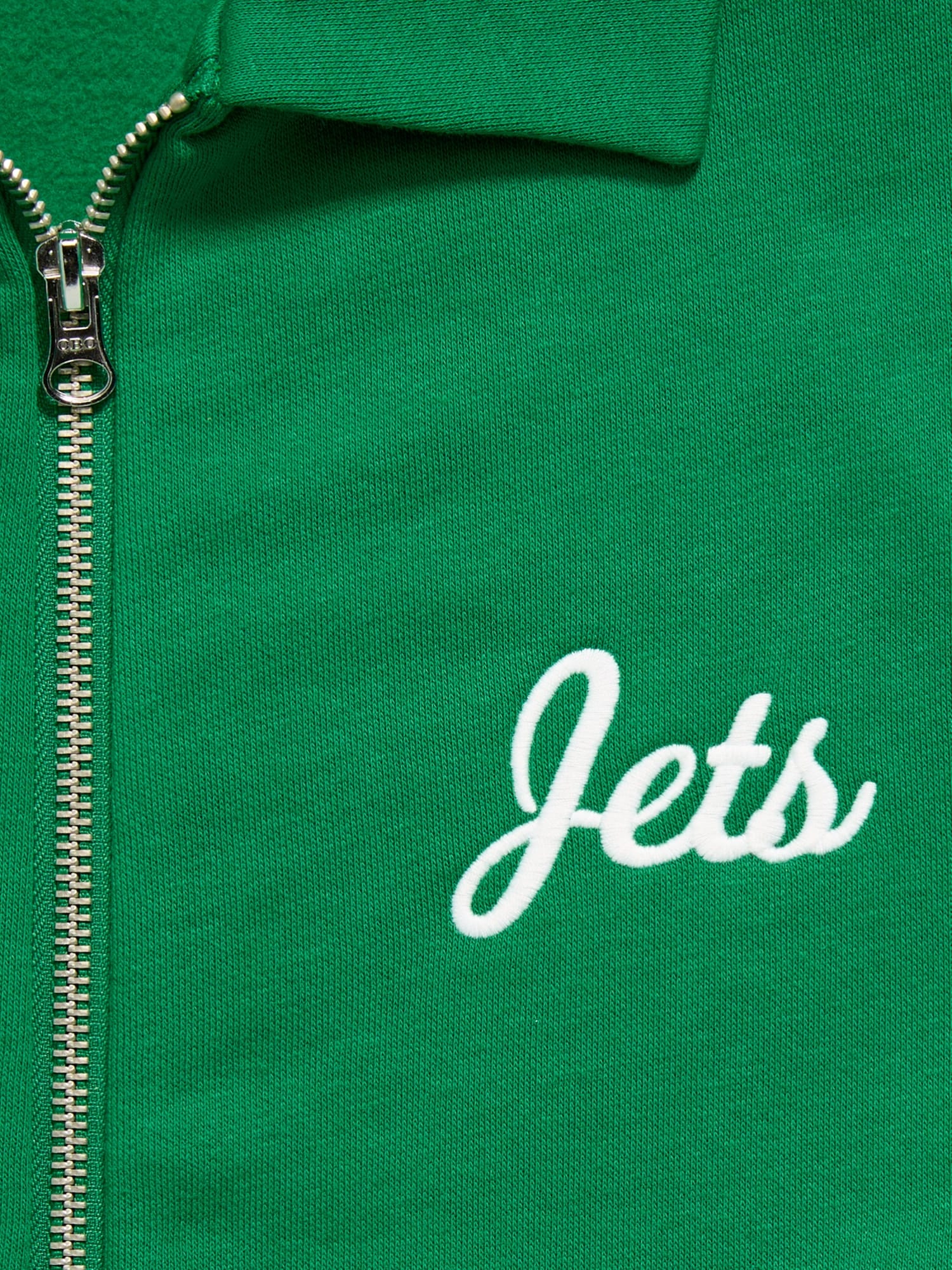 New York Jets Oversized Fleece Bomber Jacket for Women