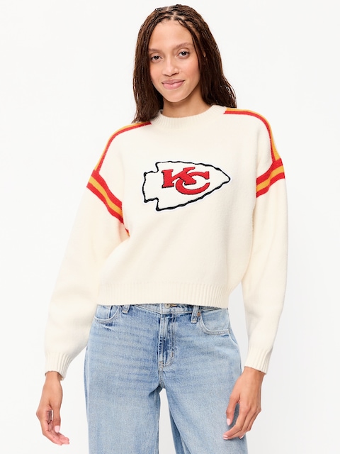 Kansas City Chiefs Cropped Sweater for Women