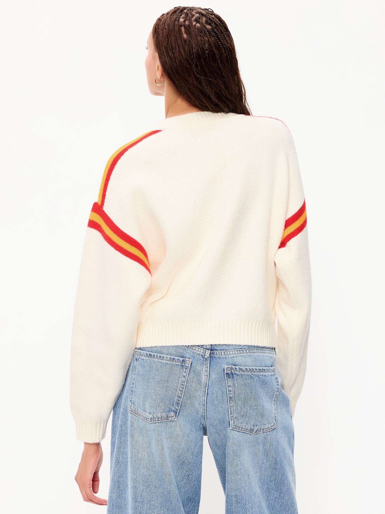Kansas City Chiefs Cropped Sweater for Women