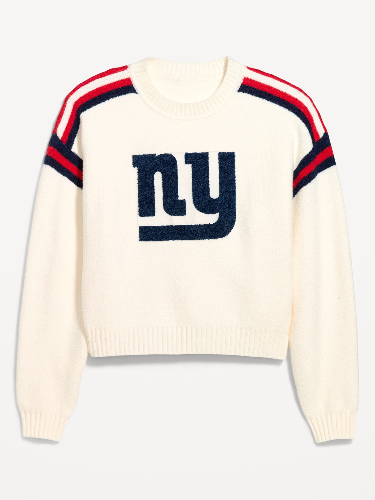 New York Giants Cropped Sweater for Women