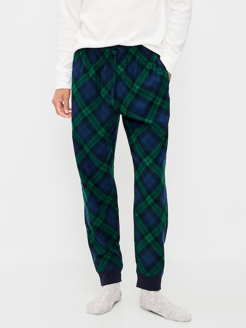 Flannel Pajama Joggers for Men