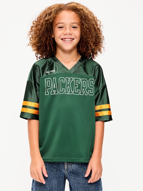 Green Bay Packers Lifestyle Jersey T-Shirt for Boys