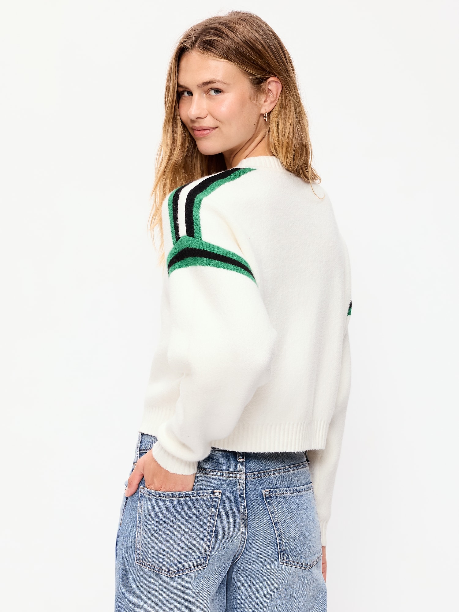 Philadelphia Eagles Cropped Sweater for Women