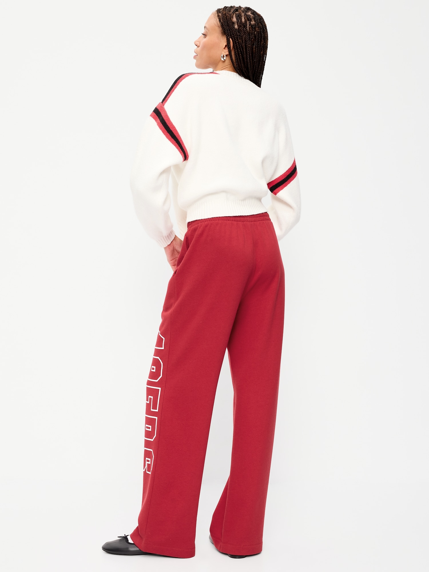 San Francisco 49ers High-Waisted SoComfy Wide-Leg Sweatpants for Women