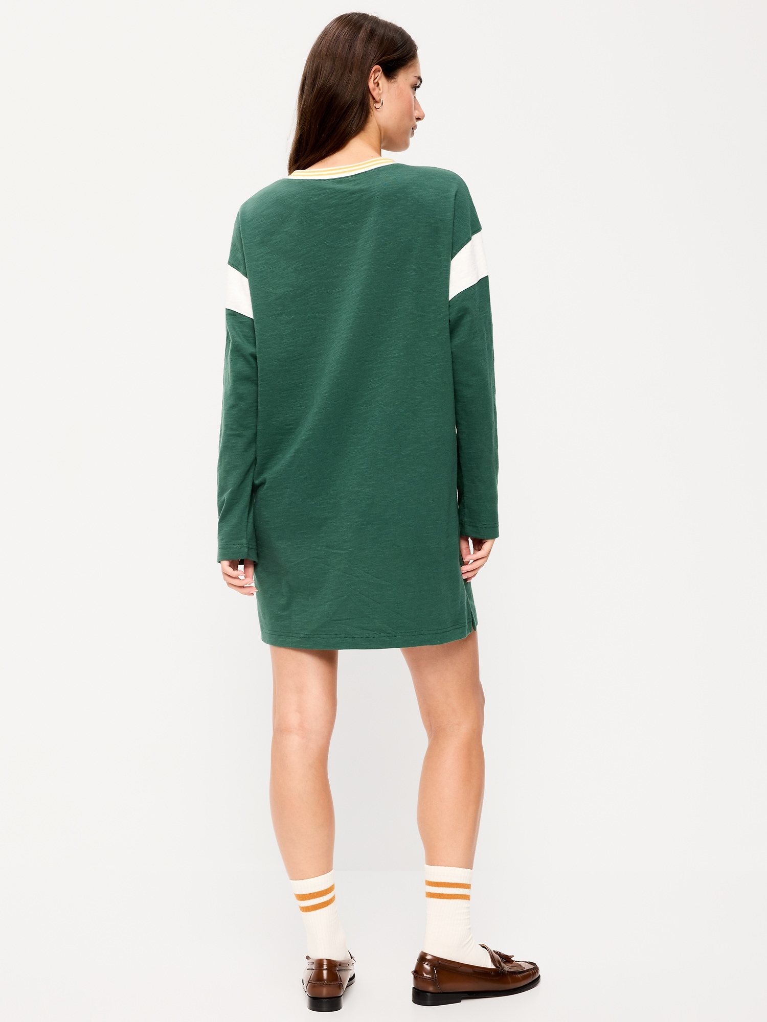 Green Bay Packers Oversized Mini Football Dress for Women