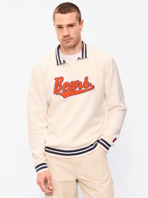 Chicago Bears Collared Sweater for Men