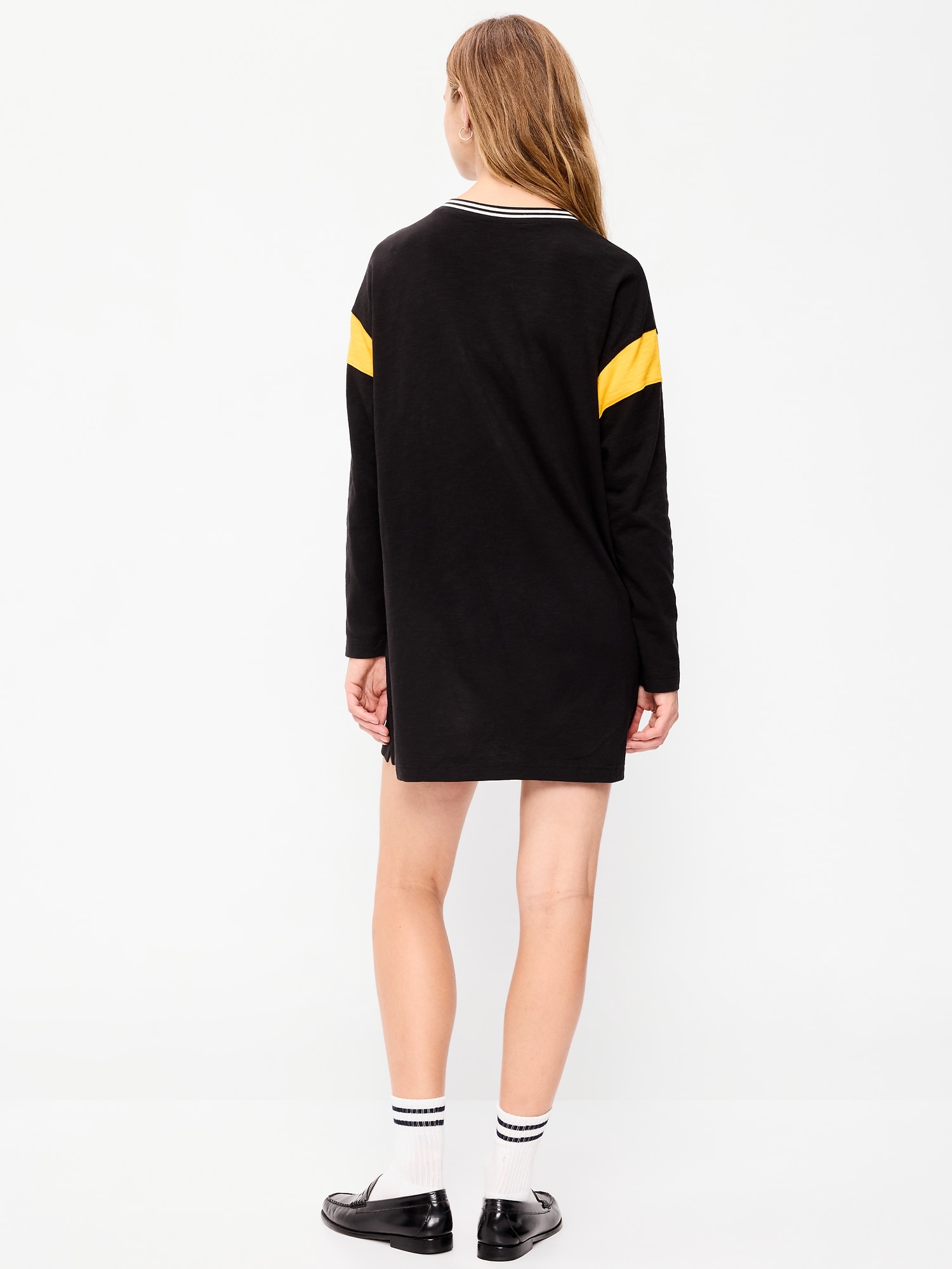 Pittsburgh Steelers Oversized Mini Football Dress for Women