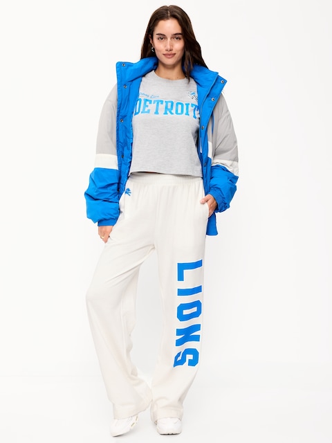 Detroit Lions High-Waisted SoComfy Wide-Leg Sweatpants for Women