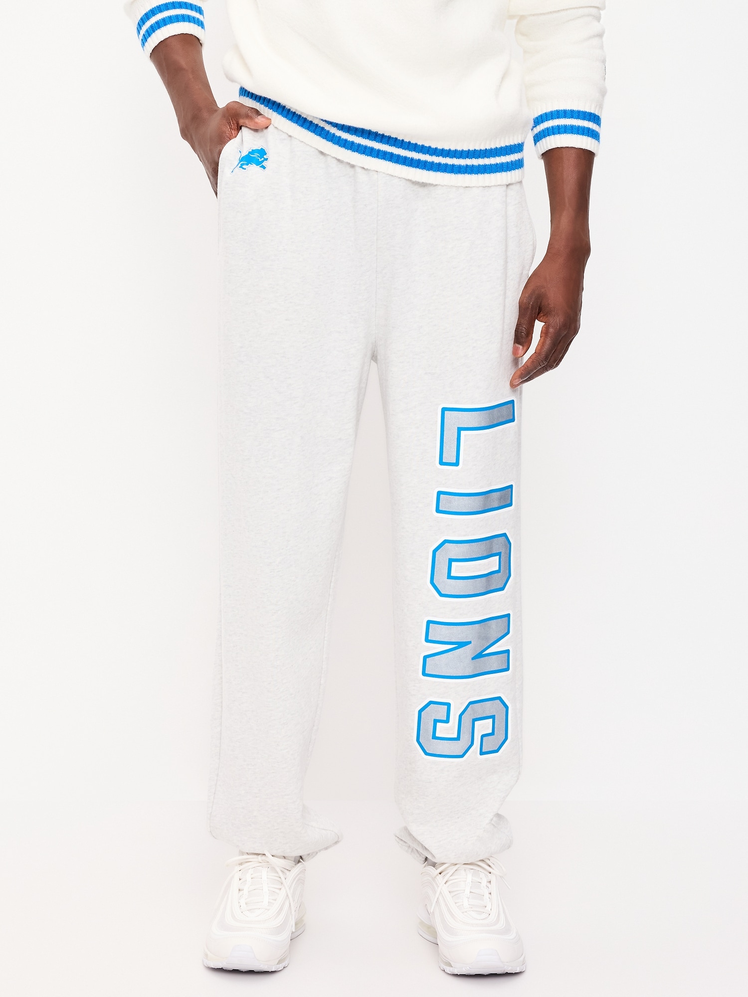 Detroit Lions Baggy Jogger Sweatpants for Men