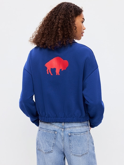 Buffalo Bills Oversized Fleece Bomber Jacket for Women | Old Navy