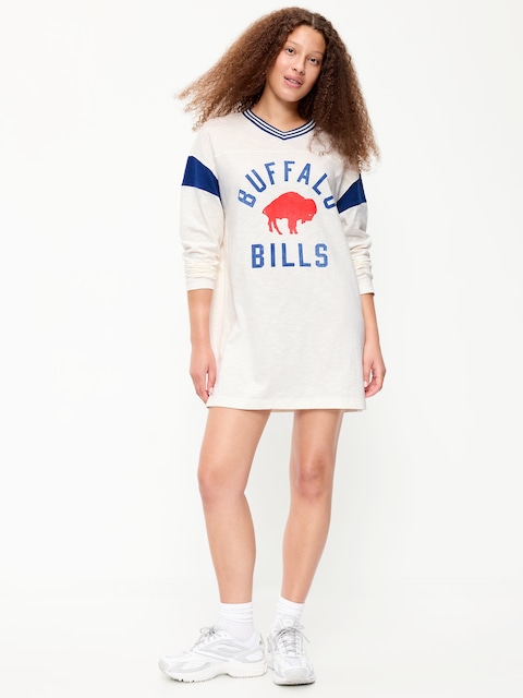 Buffalo Bills Oversized Mini Football Dress for Women