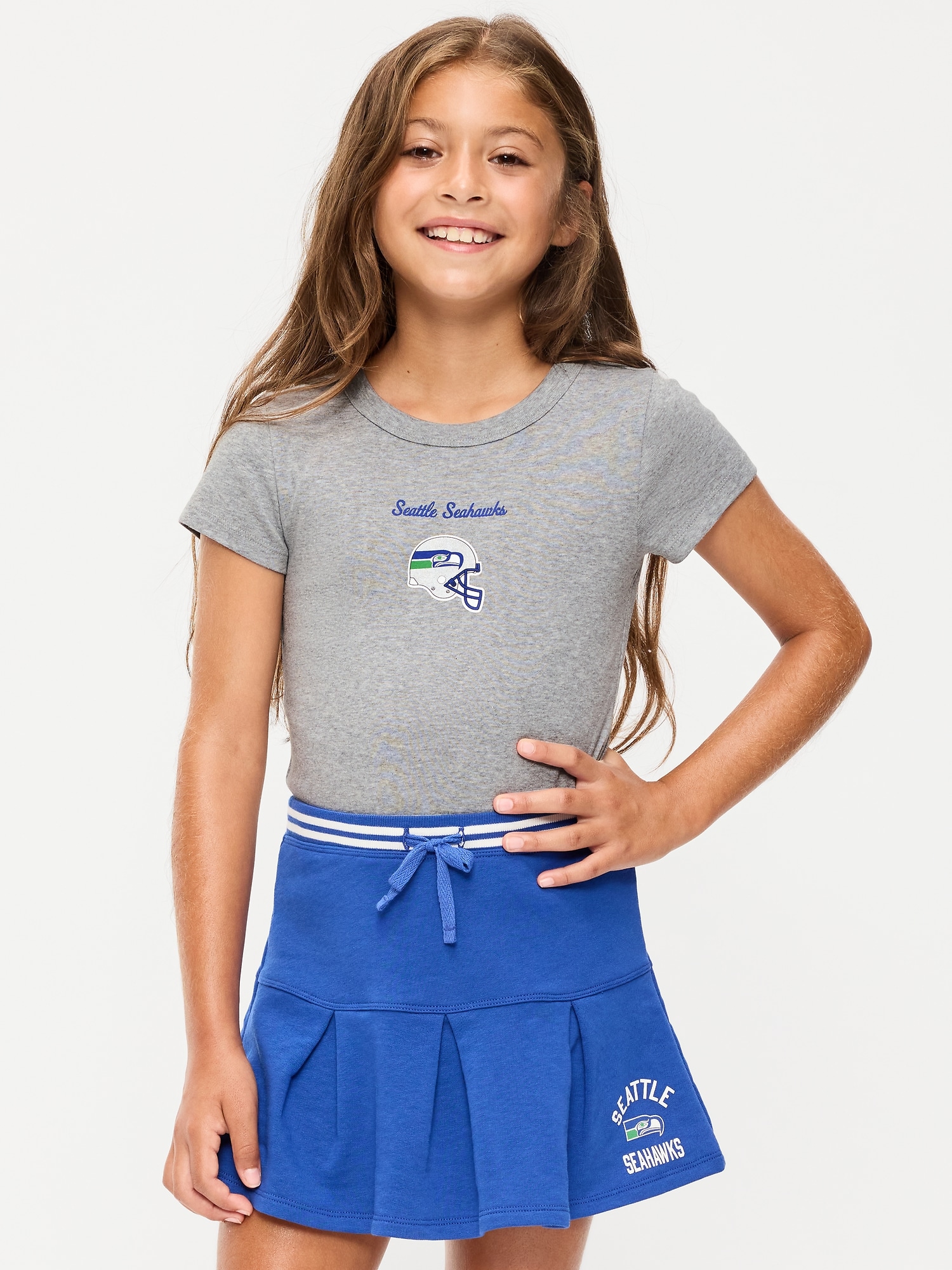 Seattle Seahawks Fitted Graphic T-Shirt for Girls