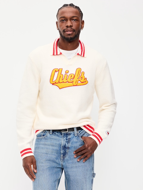 Kansas City Chiefs Collared Sweater for Men