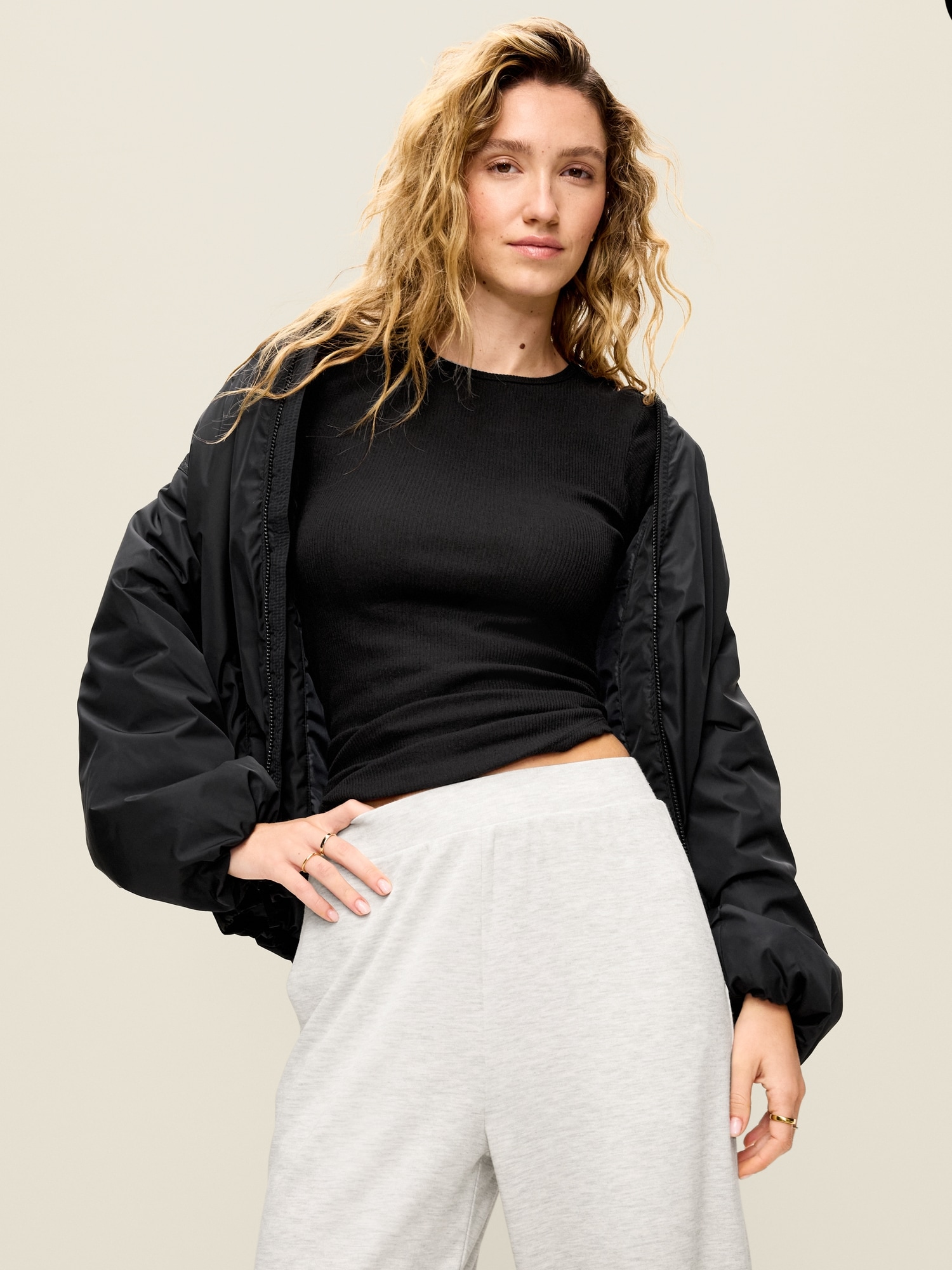 CloudLite Crew-Neck Ribbed T-Shirt