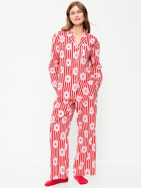 Poplin Pajama Pant Set