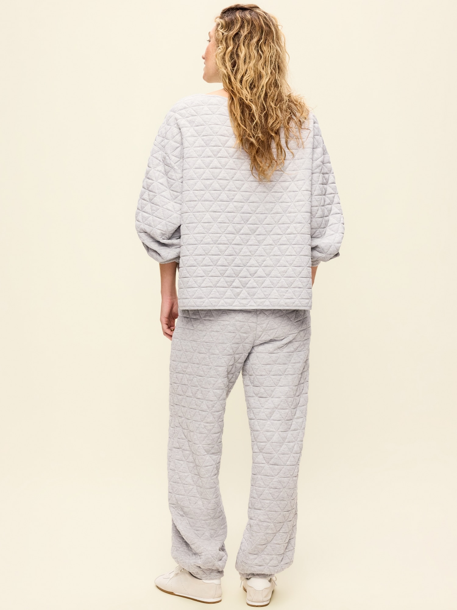 Quilted Bounce Fleece Sweatpants