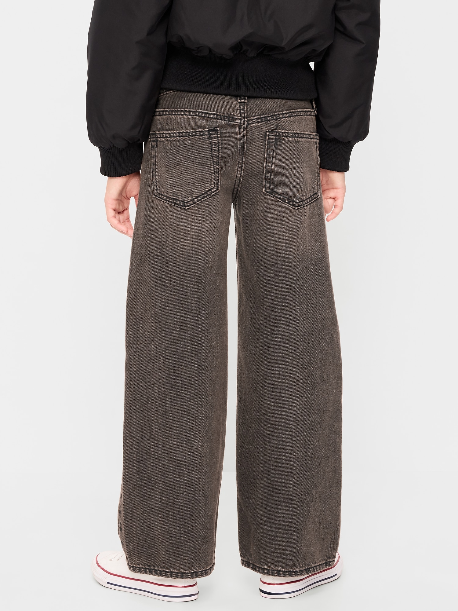 Low-Rise Baggy Wide-Leg Jeans for Girls