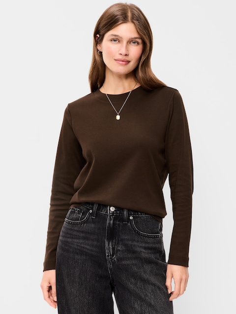 Heavyweight Long-Sleeve Crew-Neck T-Shirt