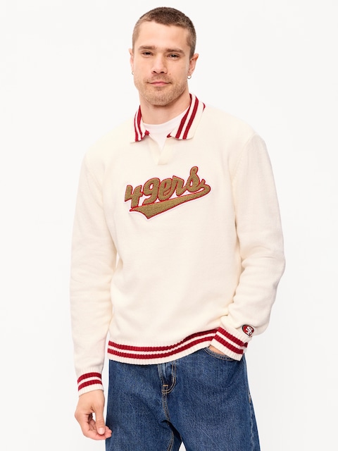 San Francisco 49ers Collared Sweater for Men