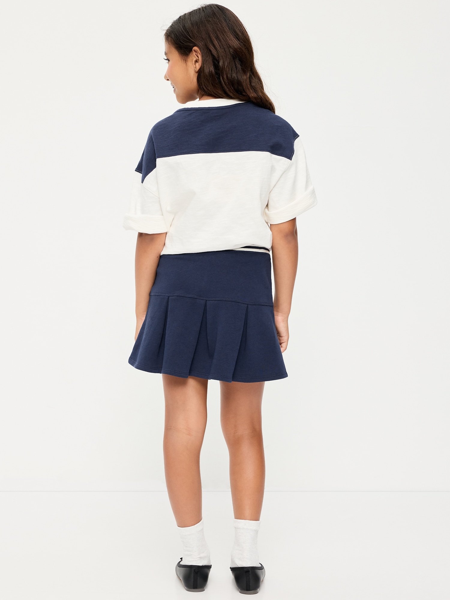 Dallas Cowboys French Terry Pleated Skort for Girls