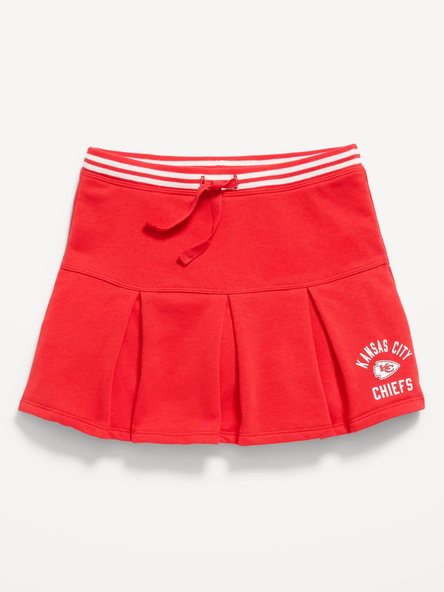 Kansas City Chiefs French Terry Pleated Skort for Girls