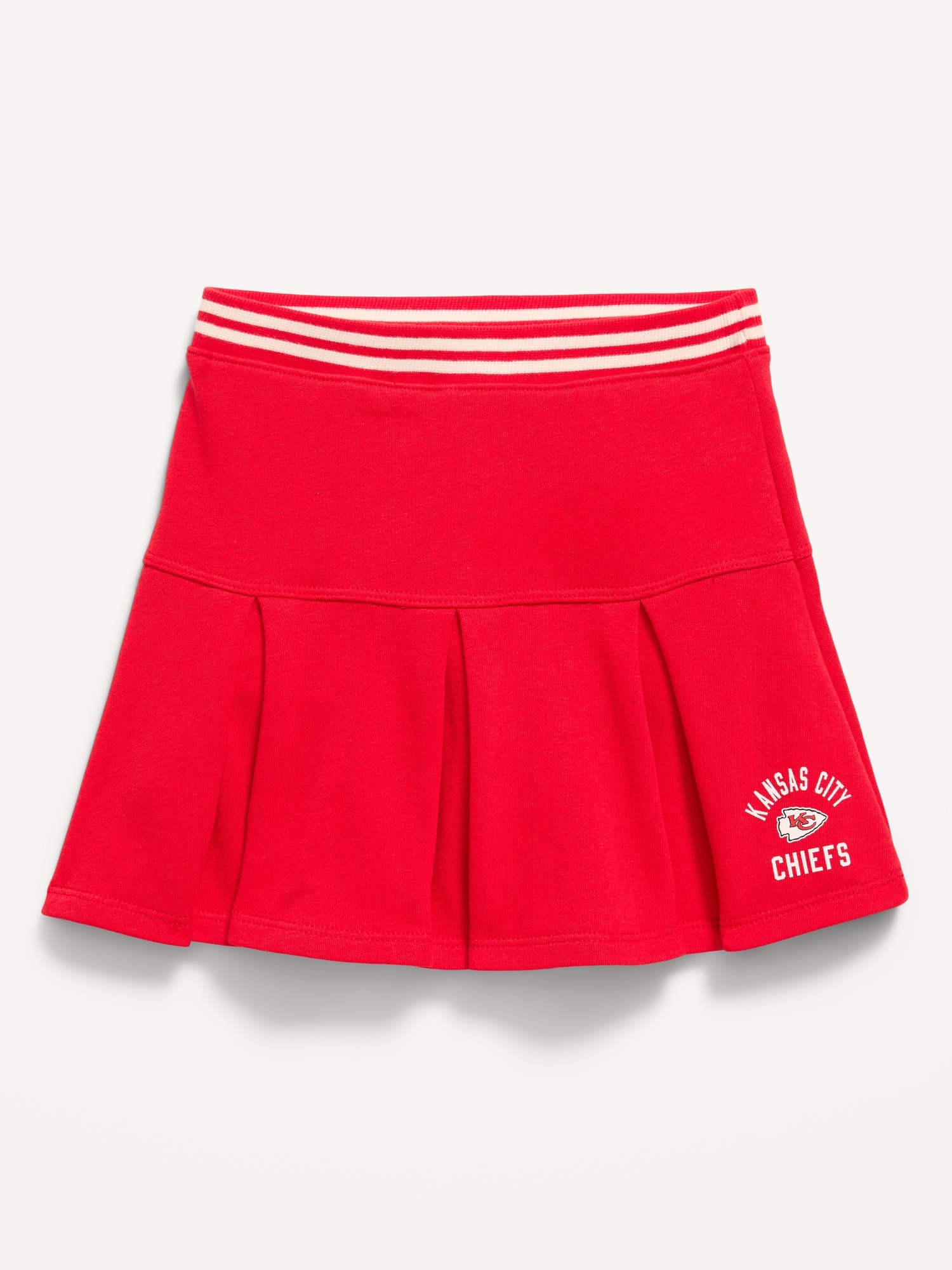 Kansas City Chiefs French Terry Pleated Skort for Toddler Girls