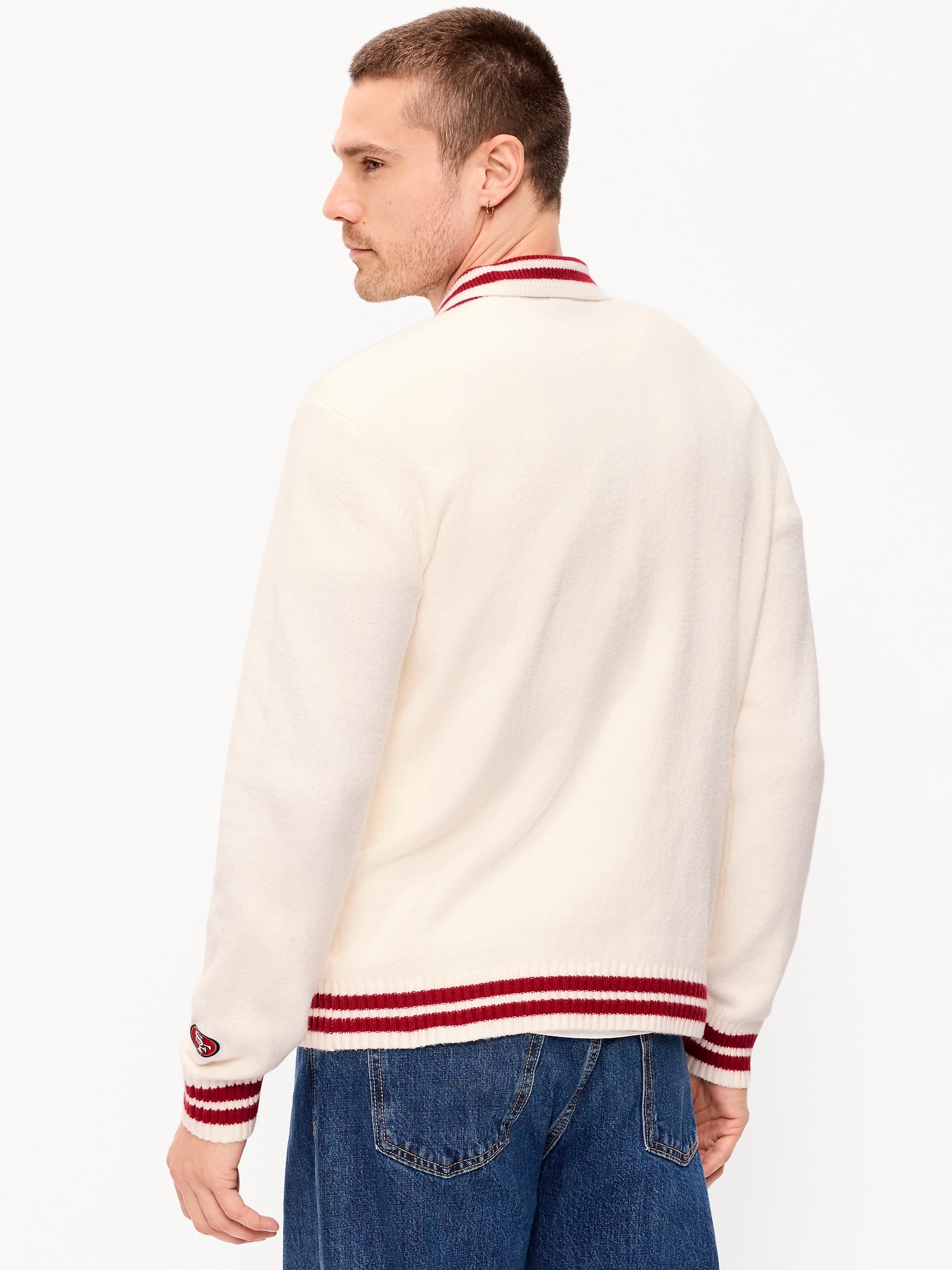 San Francisco 49ers Collared Sweater for Men