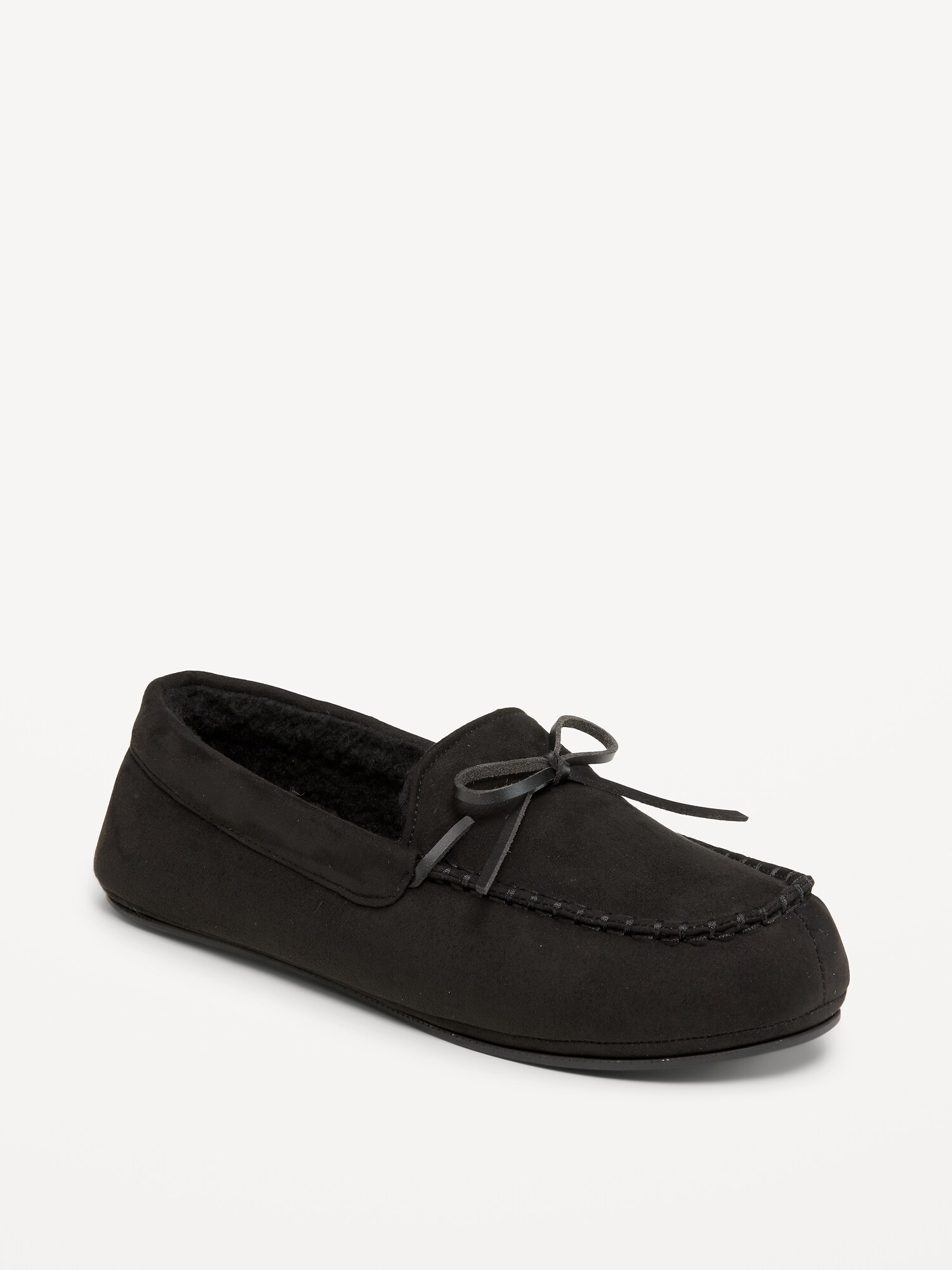 Мужские тапочки Old Navy Moccasin Slippers for Men, цвет: Чёрный