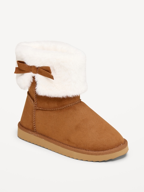 Faux-Suede Booties for Girls