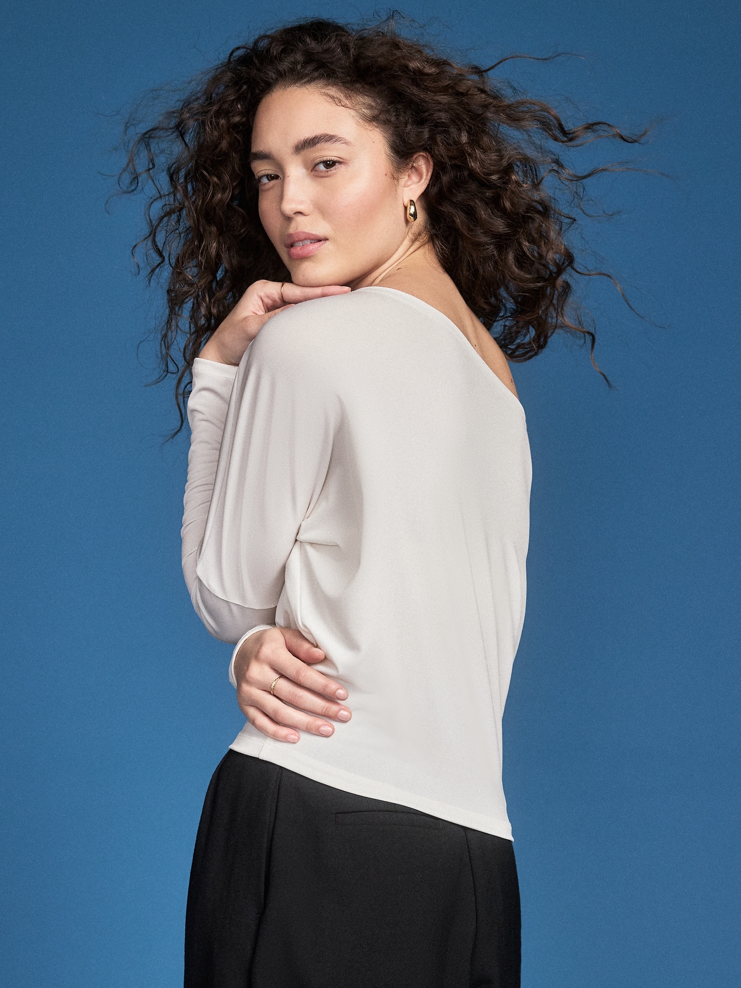 Old Navy x Altuzarra Jersey Off-The-Shoulder Top