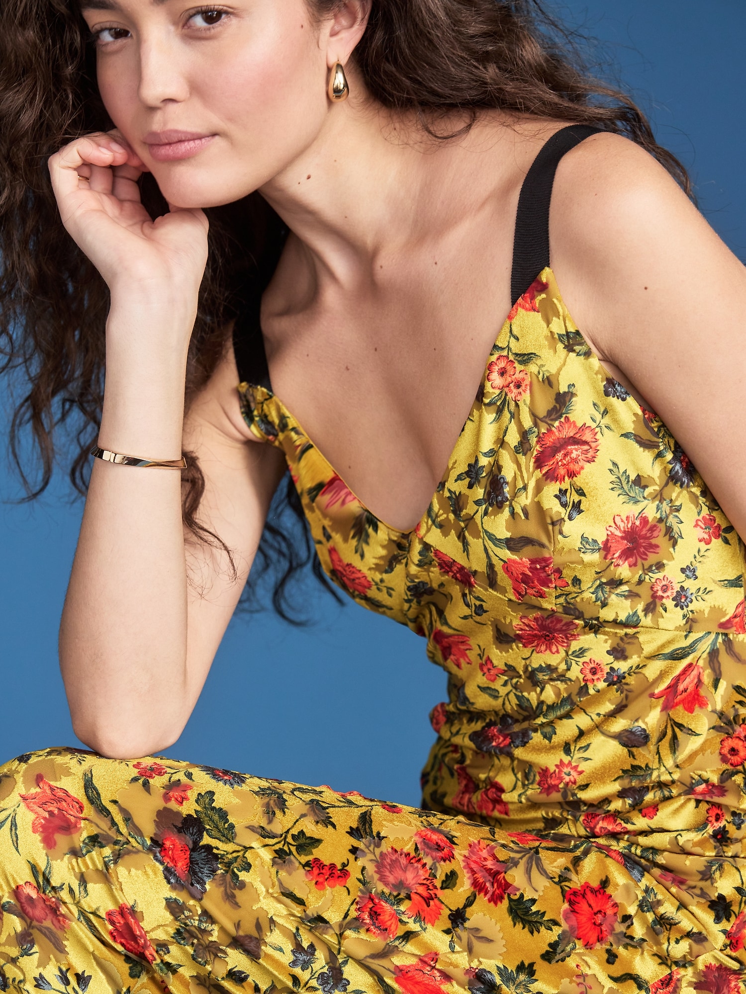 Old Navy x Altuzarra Velvet Maxi Dress