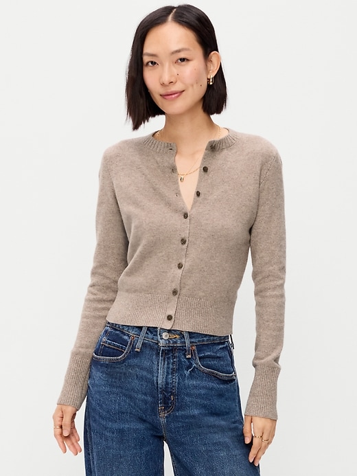 トップス user_f943e27a SoSoft Cropped Crew-Neck Cardigan | Old Navy