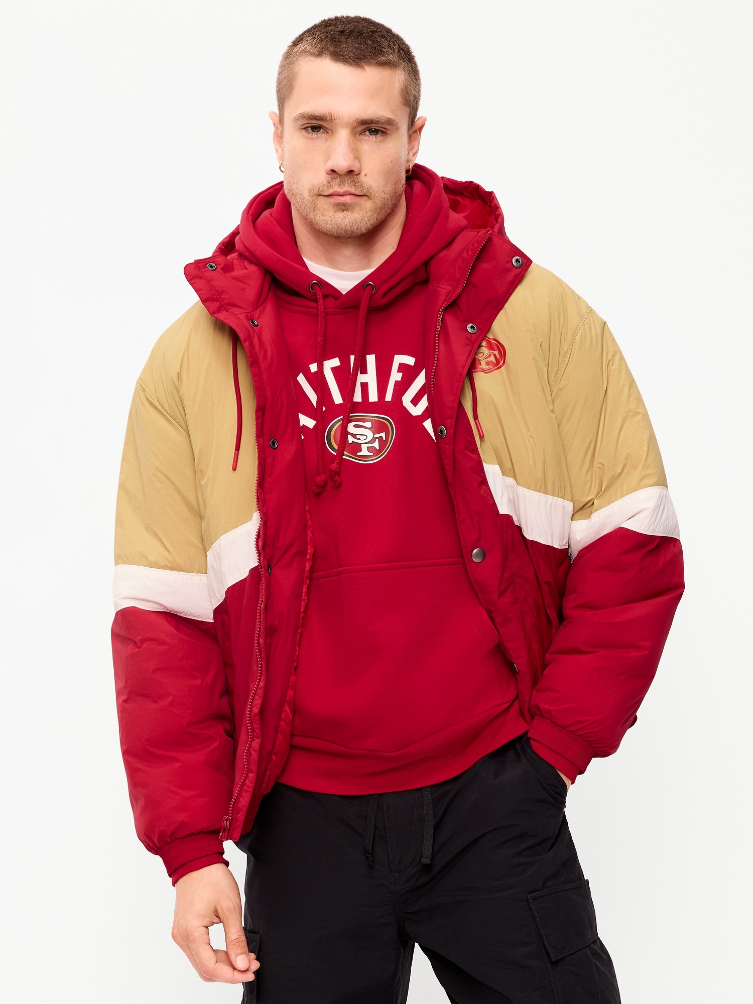 San Francisco 49ers Oversized Jacket for Adults